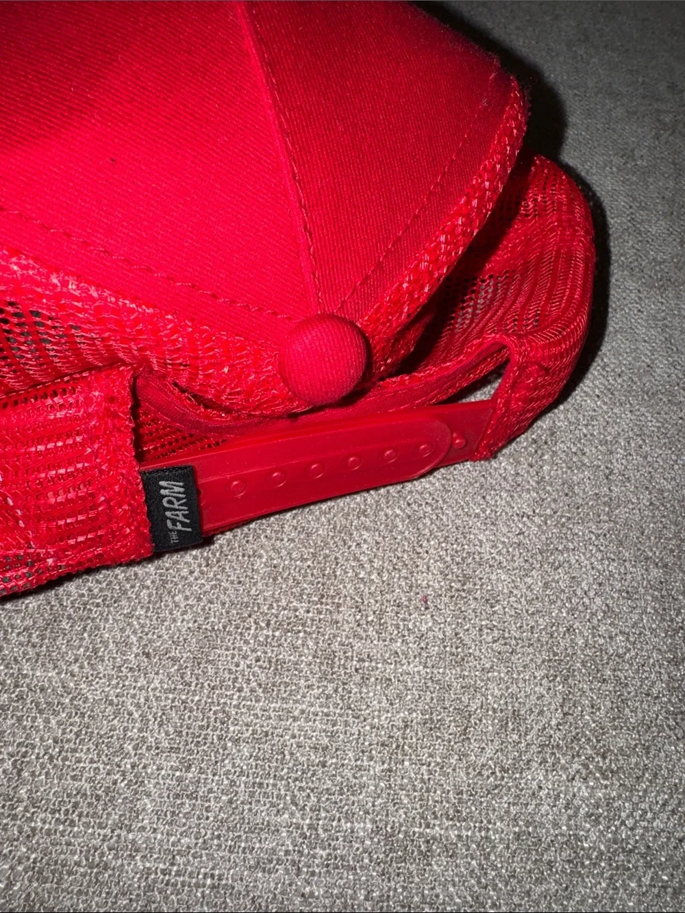 NWOT Red Adult Cap - Stylish Stallion Patch Hat